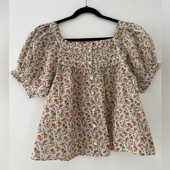 Dôen Farley top in jardin du chateau size S NWT - Picture 4 of 6